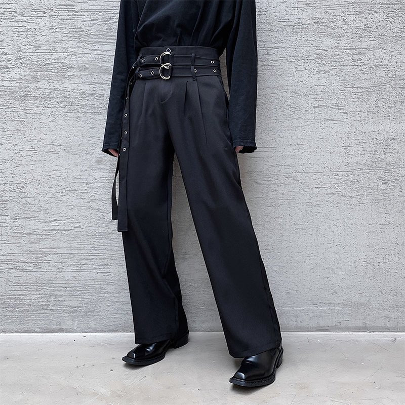 MODEFREAKのダブルバックルスラックス mf1506の画像1