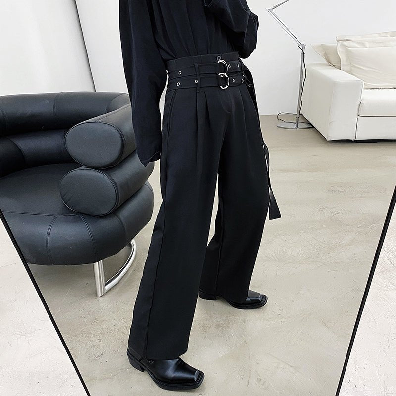 MODEFREAKのダブルバックルスラックス mf1506の画像2