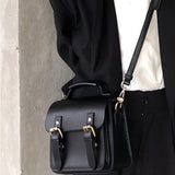 MODEFREAKのレザーバックルショルダーバッグ mf1509の画像