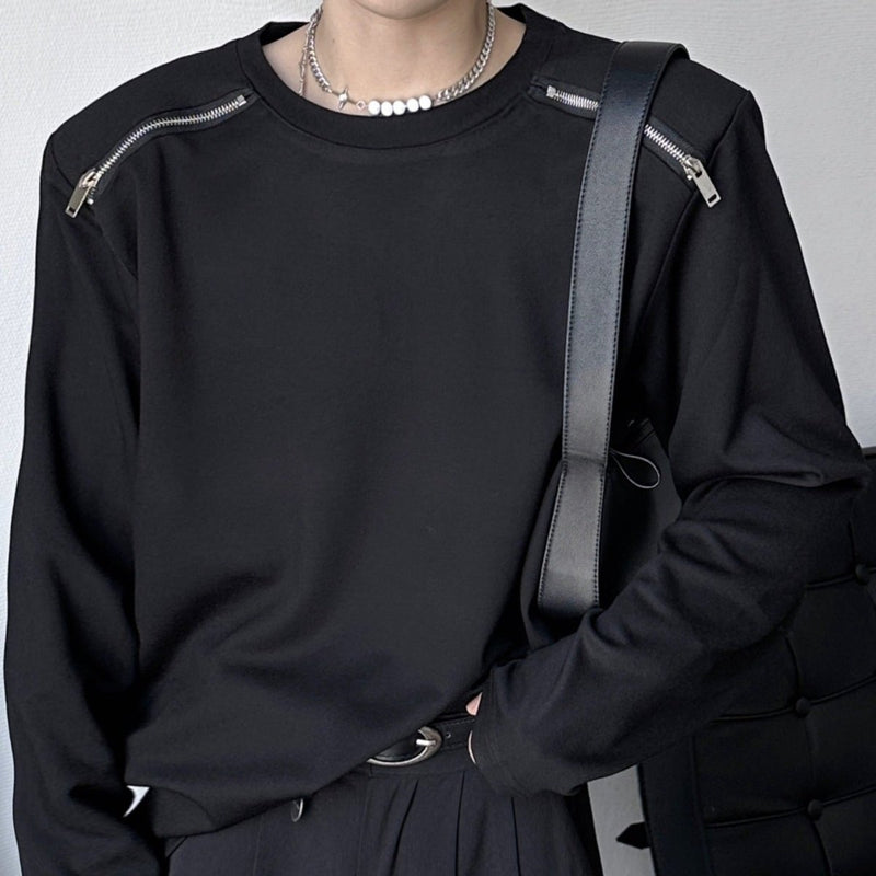 MODEFREAKのショルダージップカットソー mf1528の画像3