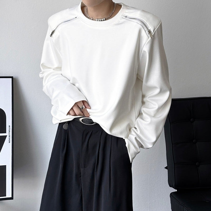 MODEFREAKのショルダージップカットソー mf1528の画像2