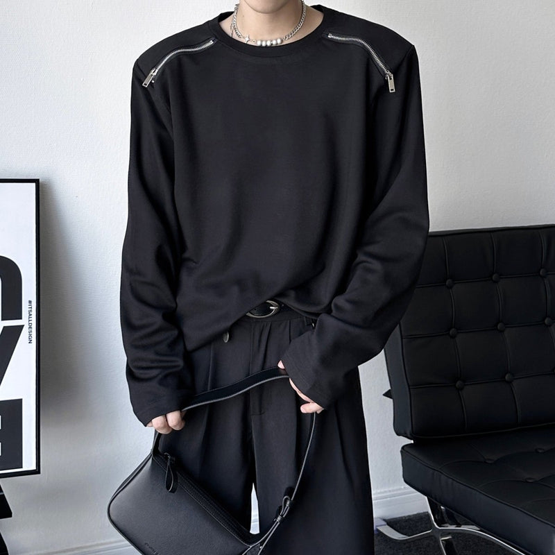 MODEFREAKのショルダージップカットソー mf1528の画像4