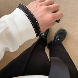 MODEFREAKのバイカラーシックネクタイシャツ mf1593の画像