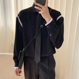 MODEFREAKのバイカラーシックネクタイシャツ mf1593の画像
