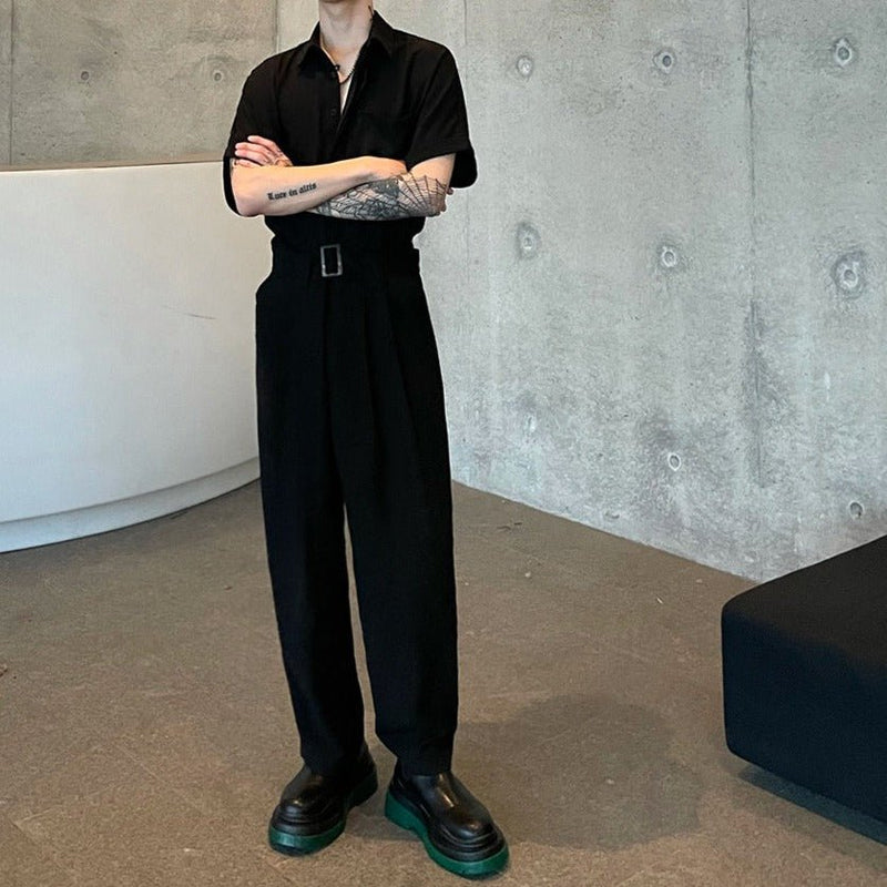 MODEFREAKのモノトーンスタイリッシュオールインワン mf1653の画像