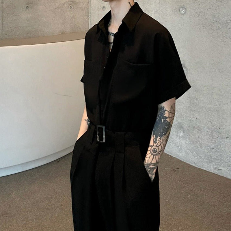 MODEFREAKのモノトーンスタイリッシュオールインワン mf1653の画像