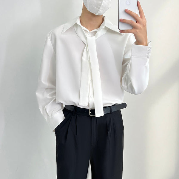 MODEFREAKのモノトーンボウタイシャツ mf1700の画像1