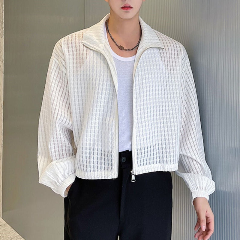 MODEFREAKのシースルージップアップトップス mf1731の画像2