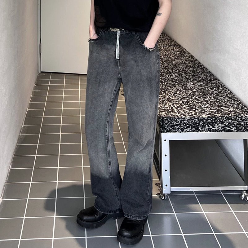 MODEFREAKのグラデーションデニムスラックス mf1754の画像2