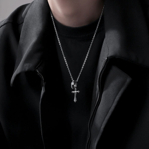 MODEFREAKのクロスモードネックレス mf1889の画像1