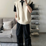 MODEFREAKのニットルーズライトベスト mf1893の画像