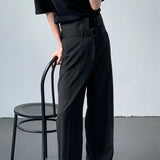 MODEFREAKのハイウエストクラシックスラックス mf1896の画像