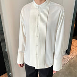 MODEFREAKのラグジュアリープリーツシャツ mf1923の画像
