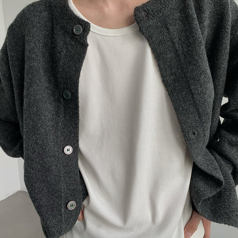 MODEFREAKのモノトーンコリアンカーディガン mf2027の画像