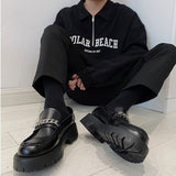 MODEFREAKのレザーチェーンコリアンシューズ mf2033の画像2