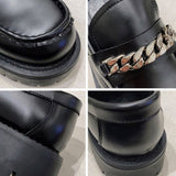 MODEFREAKのレザーチェーンコリアンシューズ mf2033の画像11