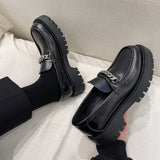 MODEFREAKのレザーチェーンコリアンシューズ mf2033の画像8