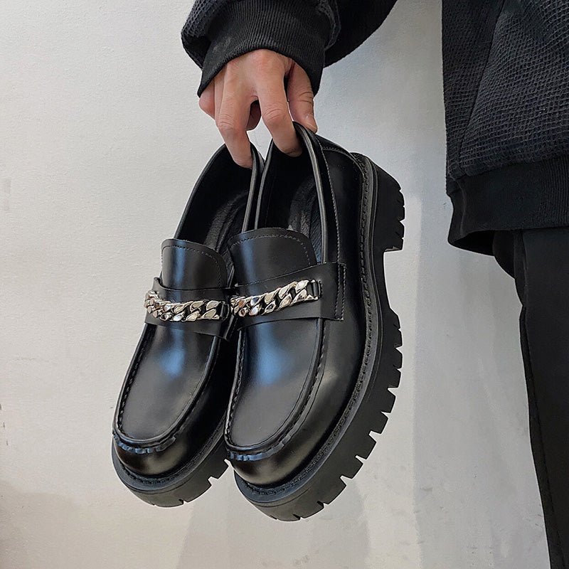 MODEFREAKのレザーチェーンコリアンシューズ mf2033の画像10