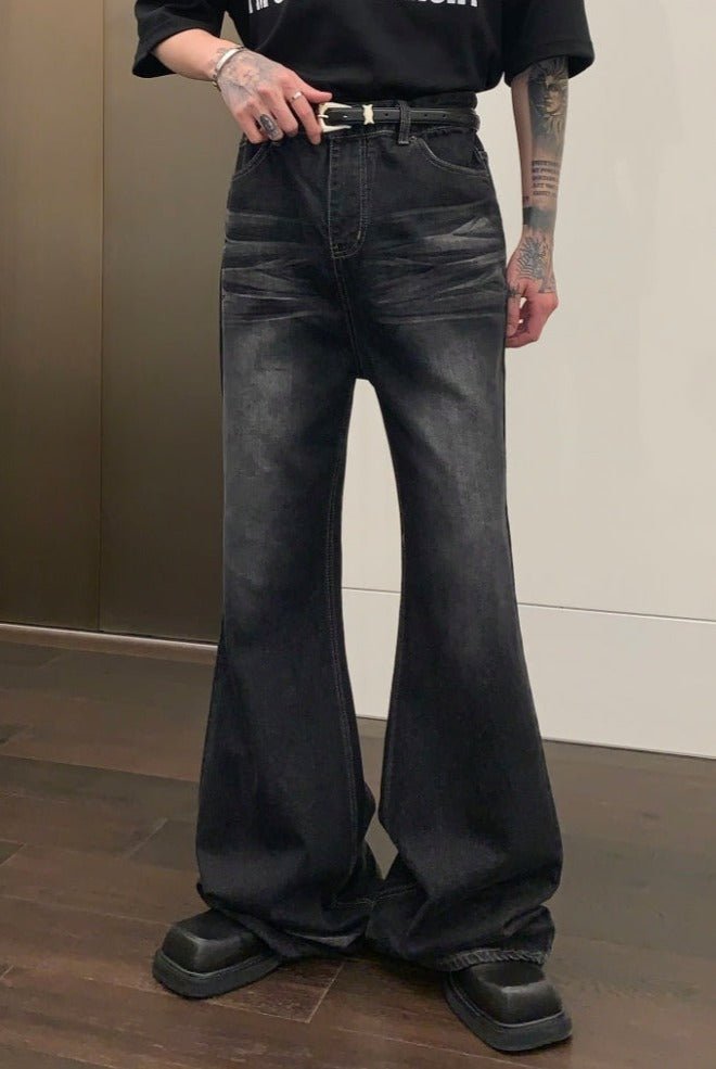 MODEFREAKのフレアデニムパンツ mf2067の画像