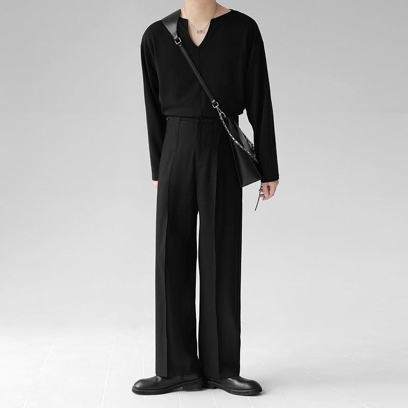 MODEFREAKのスタイルアップシンプルスラックス mf2101の画像