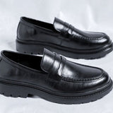 MODEFREAKのレザーシックローファーシューズ mf2102の画像