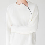 MODEFREAKのジップモノトーンニットトップス mf2120の画像