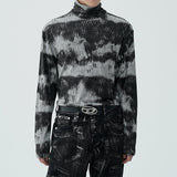 MODEFREAKのマーブルニュアンスハイネックトップス mf2122の画像