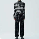 MODEFREAKのマーブルニュアンスハイネックトップス mf2122の画像