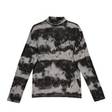 MODEFREAKのマーブルニュアンスハイネックトップス mf2122の画像