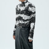 MODEFREAKのマーブルニュアンスハイネックトップス mf2122の画像