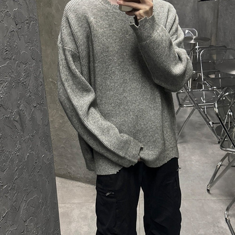 MODEFREAKのルーズダメージニットトップス mf2130の画像