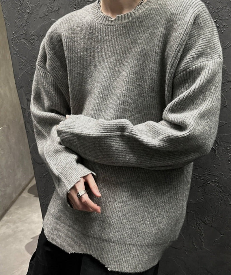 MODEFREAKのルーズダメージニットトップス mf2130の画像