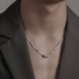 MODEFREAKのワンポイントシルバーネックレス mf2134の画像