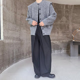 MODEFREAKのタックショルダーニットカーディガン mf2135の画像