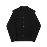 MODEFREAKのタックショルダーニットカーディガン mf2135の画像