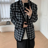 MODEFREAKのグレンチェックデザインジャケット mf2137の画像