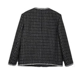 MODEFREAKのノーカラーツイードジャケット mf2154の画像