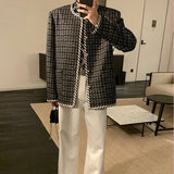 MODEFREAKのノーカラーツイードジャケット mf2154の画像