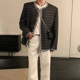 MODEFREAKのノーカラーツイードジャケット mf2154の画像