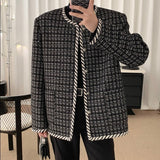 MODEFREAKのノーカラーツイードジャケット mf2154の画像