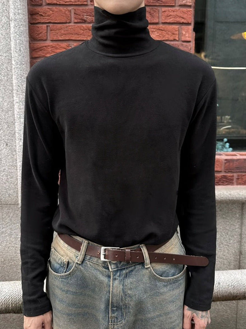 MODEFREAKのハイネックモノトーンカットソー mf2158の画像