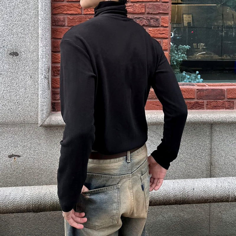 MODEFREAKのハイネックモノトーンカットソー mf2158の画像