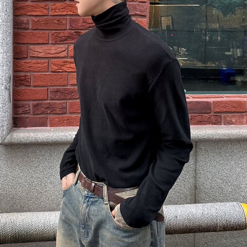 MODEFREAKのハイネックモノトーンカットソー mf2158の画像