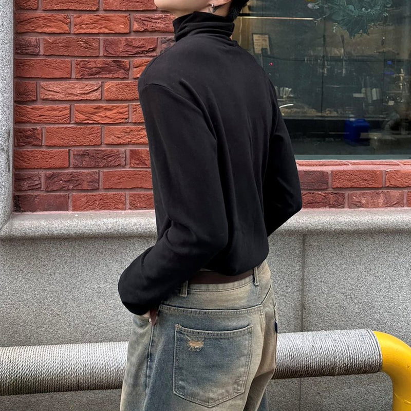 MODEFREAKのハイネックモノトーンカットソー mf2158の画像