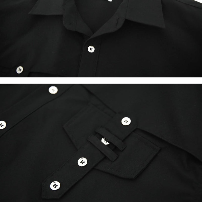 MODEFREAKのベルトデザインモードシャツ mf2189の画像