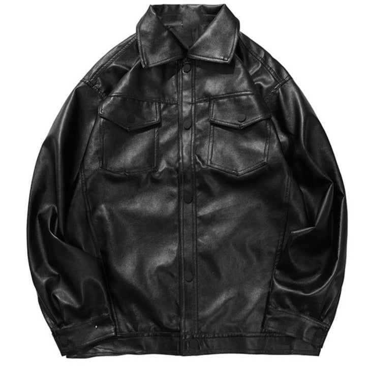 MODEFREAKのPUレザーライダースジャケット mf0200の画像