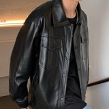 MODEFREAKのPUレザーライダースジャケット mf0200の画像