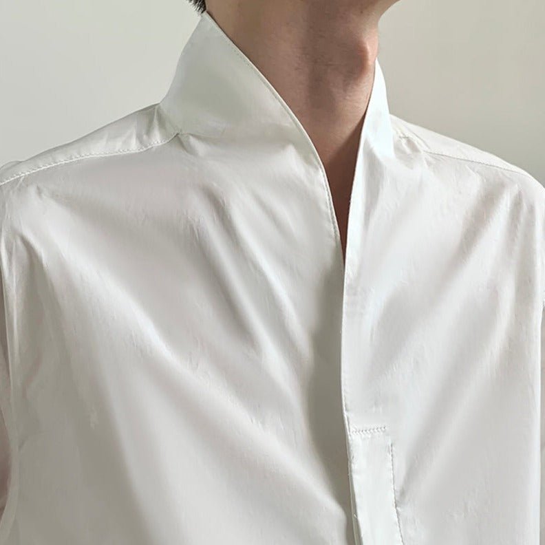 MODEFREAKのVネックコリアンデザインシャツ mf1890の画像