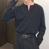 MODEFREAKのVネックモノトーンカットソー mf1939の画像