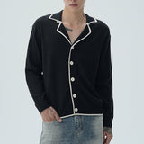MODEFREAKのバイカラーVネックカーディガントップス mf1950の画像